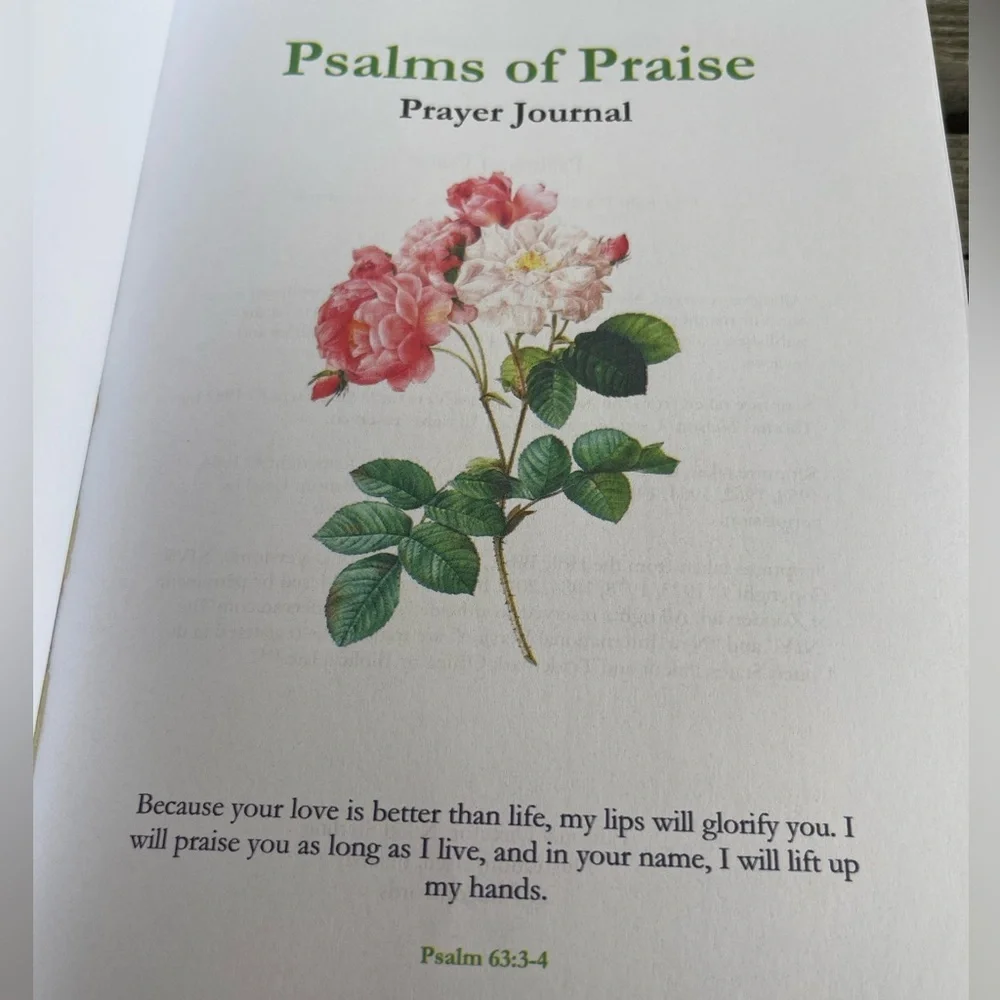 Psalms of Praise Prayer Journal Daily Writing Notebook